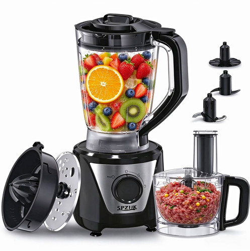 Spzuk 600w food processor - 600w,